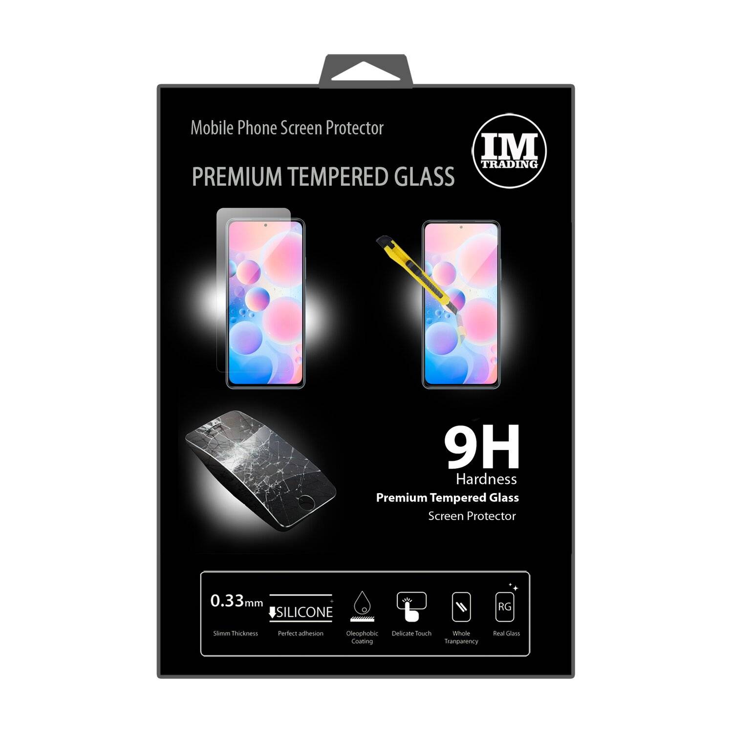 Schutzglas 9H für XIAOMI REDMI K40 PRO Displayschutzfolie Schutzfolie Passgenau Glas
