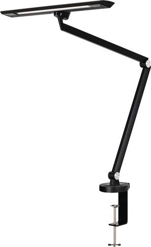 styro G. m. b. H. Ablage-Systeme Schreibtischleuchte LED Zirkon Aluminium,ABS,Eisen,PC schwarz H.820mm m.Klemme 41-5010.