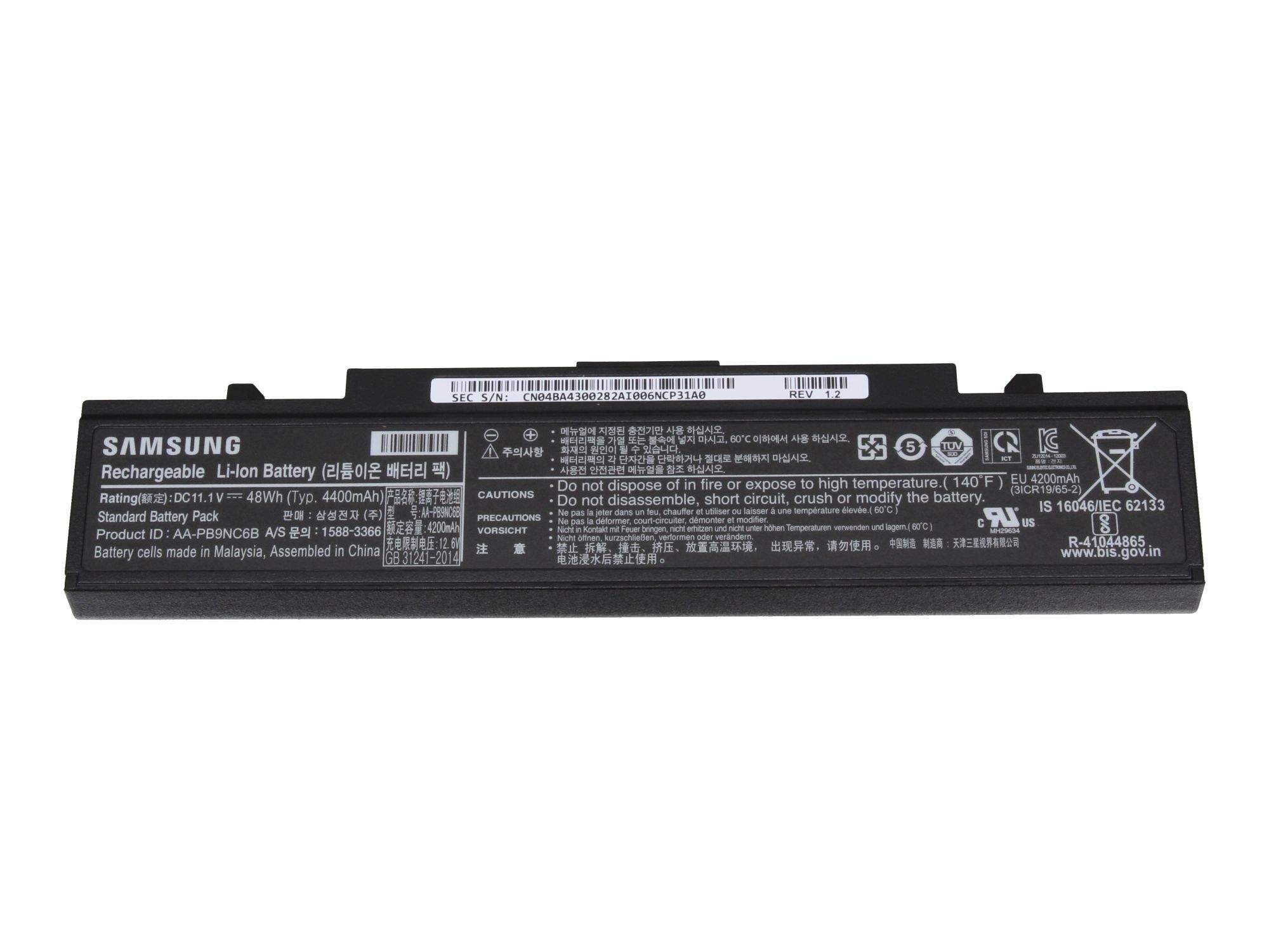 Samsung BA43-00198A - Akku - Batterie Mignon (AA) 4.400 mAh 11,1 V - Battery for