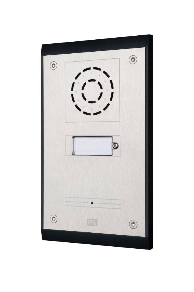2N Telecommunications EntryCom IP Uni, IP54, -40 - 55 °C, Schwarz, Silber, 115 mm, 39 mm, 193 mm