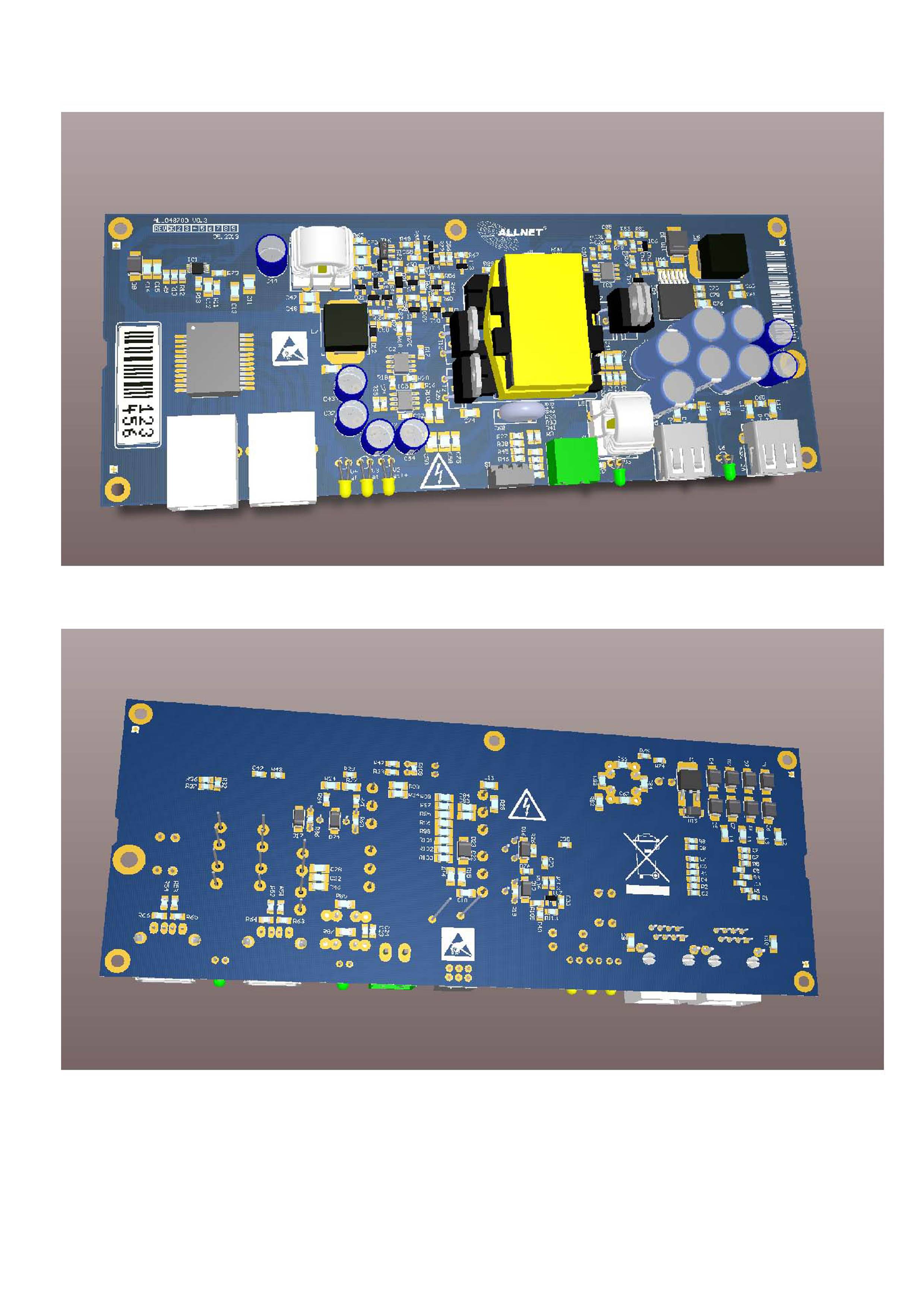 ALLNET ALL048700 / Splitter HPoE 90W 10-25V 2x USB 2.0 je 10