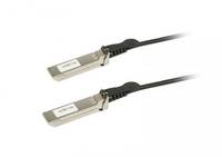 ALLNET SFP+/SFP+ - 10Gbit - 1m Schwarz - Silber Glasfaserkabel - LWL