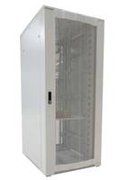 ALLNET ALL-SNB81222EKGrau, 22U, Freistehendes Gestell, 500 kg, Grau, 7 cm, 4 Lüfter