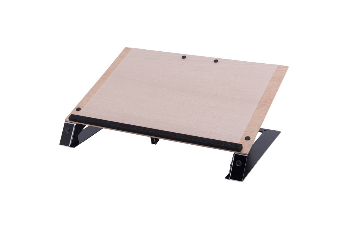 R-Go Tools R-Go Read2Write Dokumentenhalter, lesen und schreiben, Eichenholz, Aluminium, 2,5 kg, Cappuccino, Niederlande, 460 mm, 320 mm