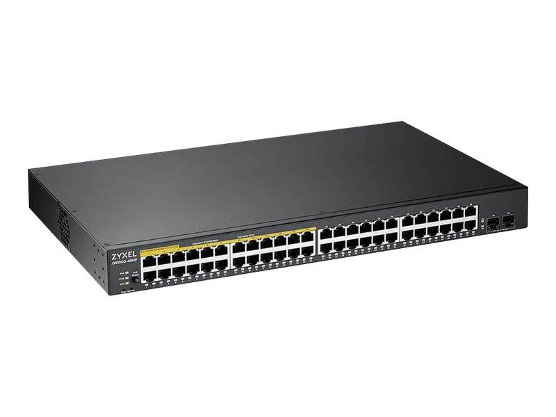 Zyxel GS1900 Series GS1900-48HPv2 - Switch - Smart - 48 x 10/100/1000 (24 PoE+)