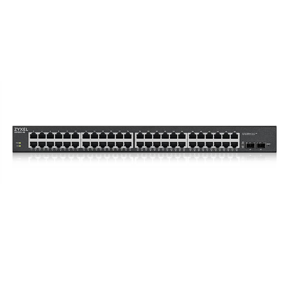 ZyXEL GS1900 Series GS1900-48HPv2 - Switch - Smart - 48 x 10/100/1000 (24 PoE+)