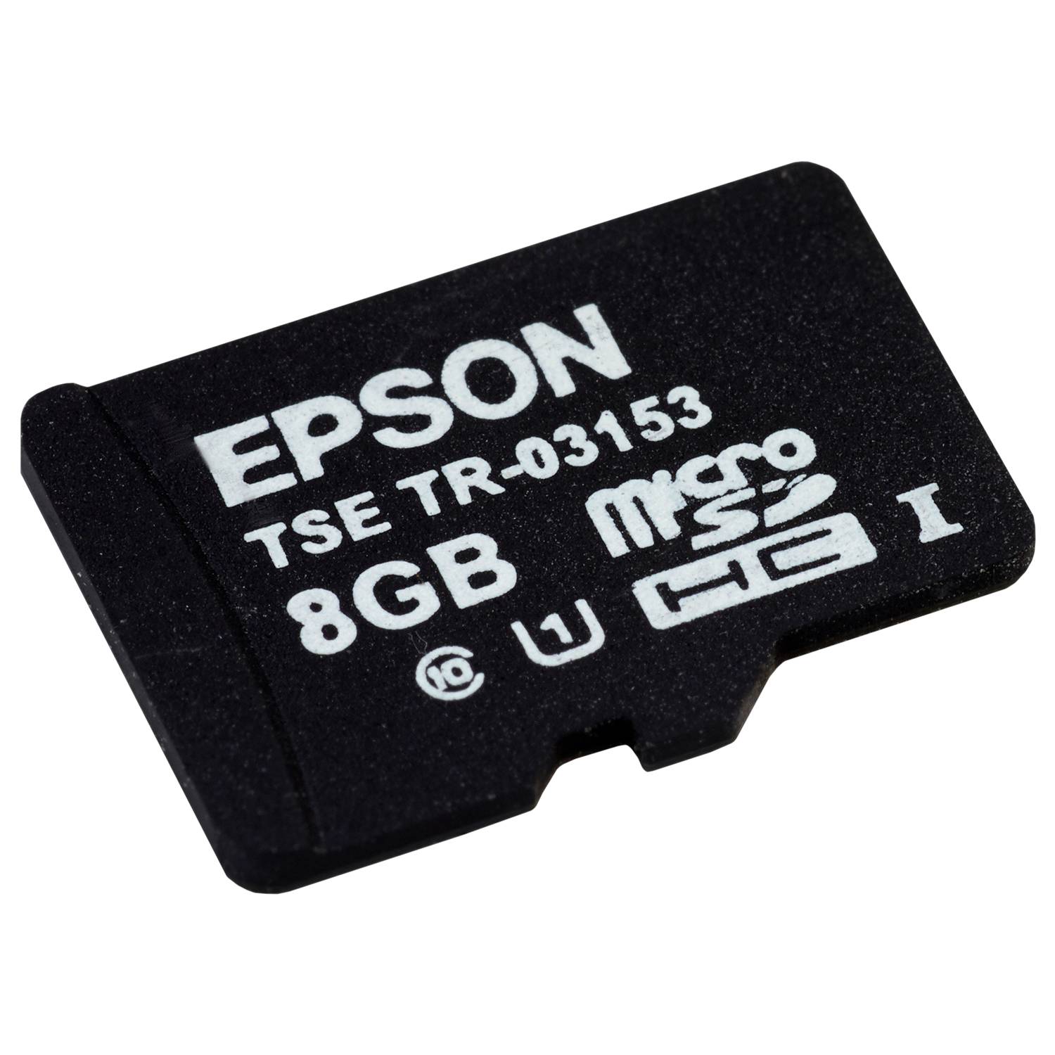 Epson Technical Security Module (TSE) for Germany (microSD) 5 years, 8 GB, MicroSD, Klasse 10, Schwarz