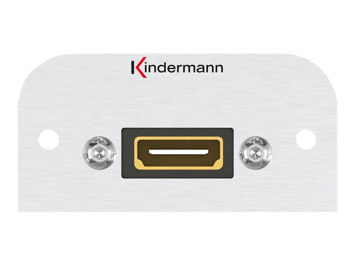Kindermann Konnect 54 alu - Modulares Faceplate-Snap-In