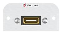 Kindermann Konnect 54 alu - Modulares Faceplate-Snap-In