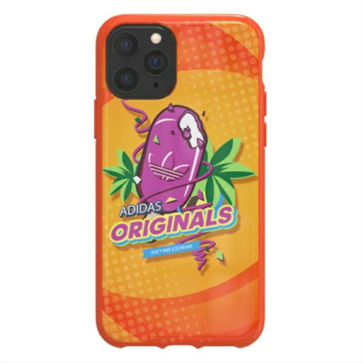 Adidas Apple iPhone 11 Pro BODEGA Silikon Hard Case Cover Schutzhülle Orange
