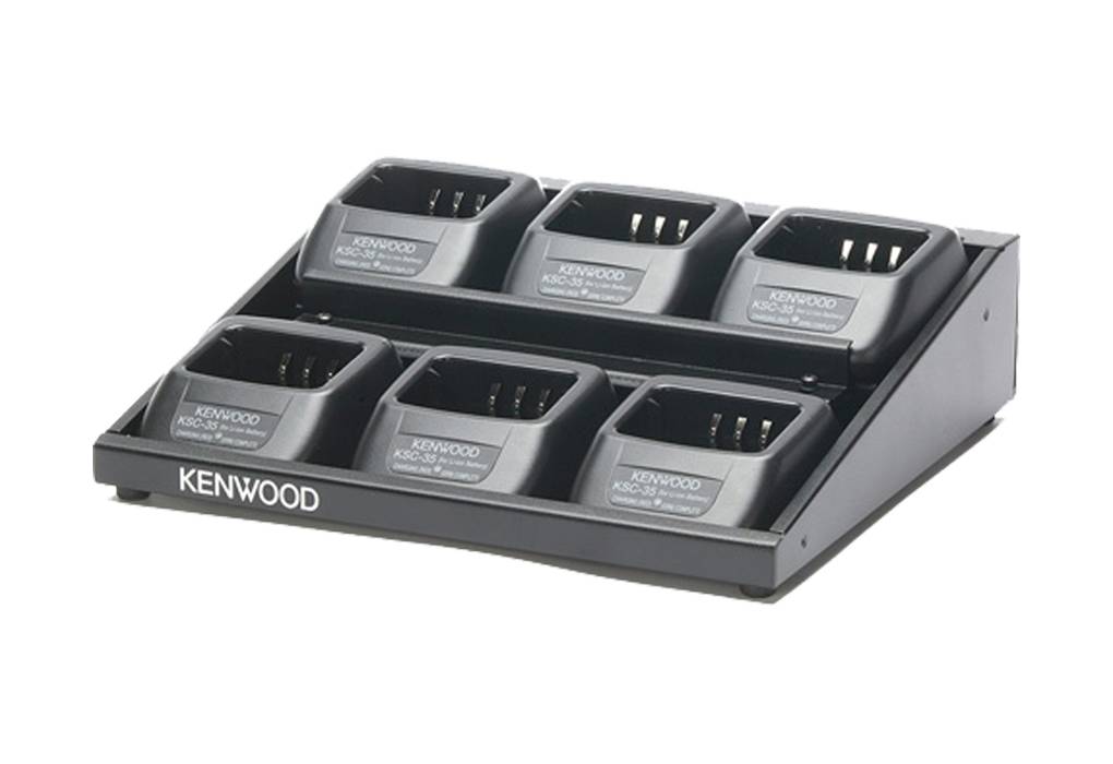 SET Kenwood KMB-35E Mehrfachladeadapter mit 6 Stück KSC-35SE Ladeschalen