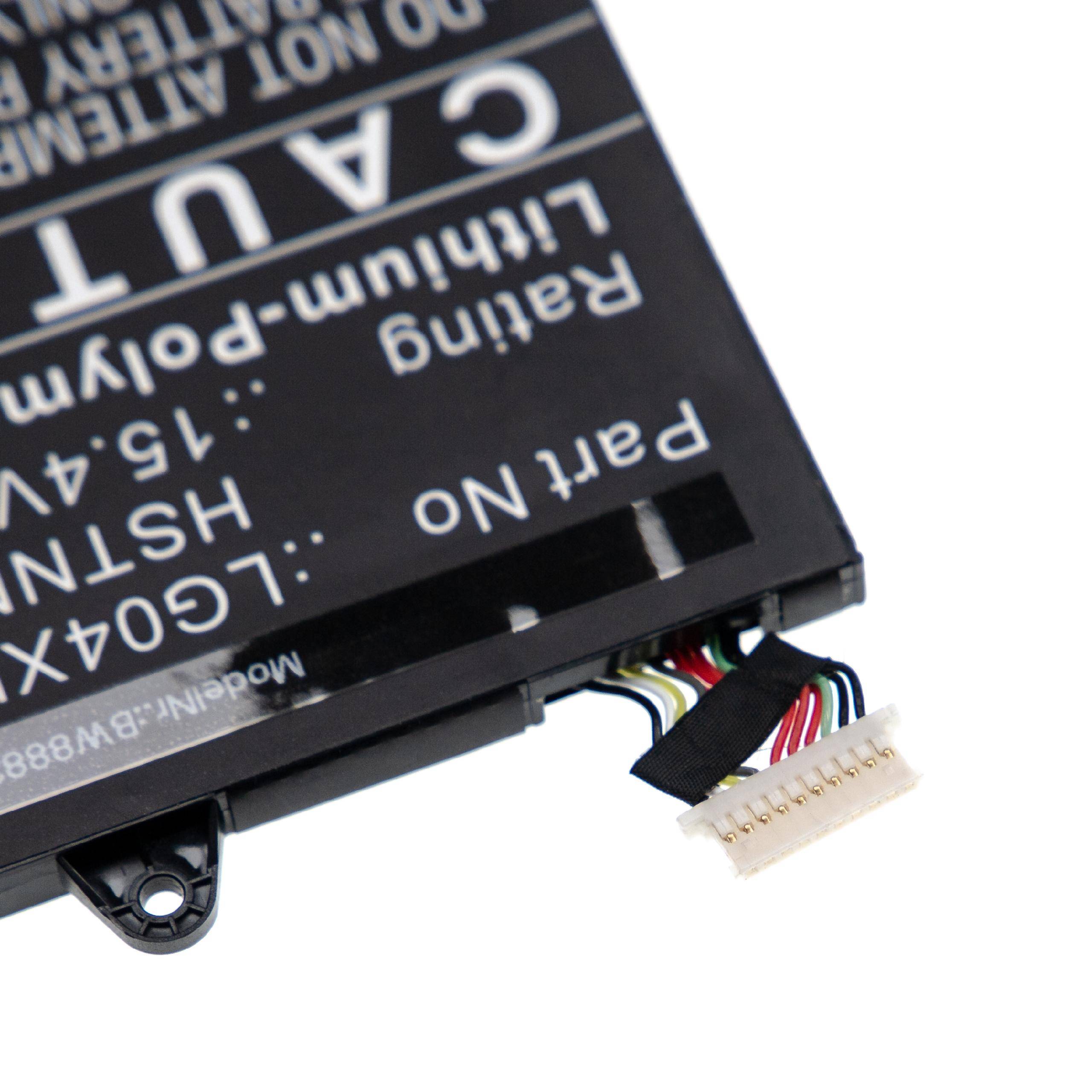 vhbw Akku Ersatz für HP LG04068XL, LG04XL für Notebook (4350mAh, 15,4V, Li-Polymer)