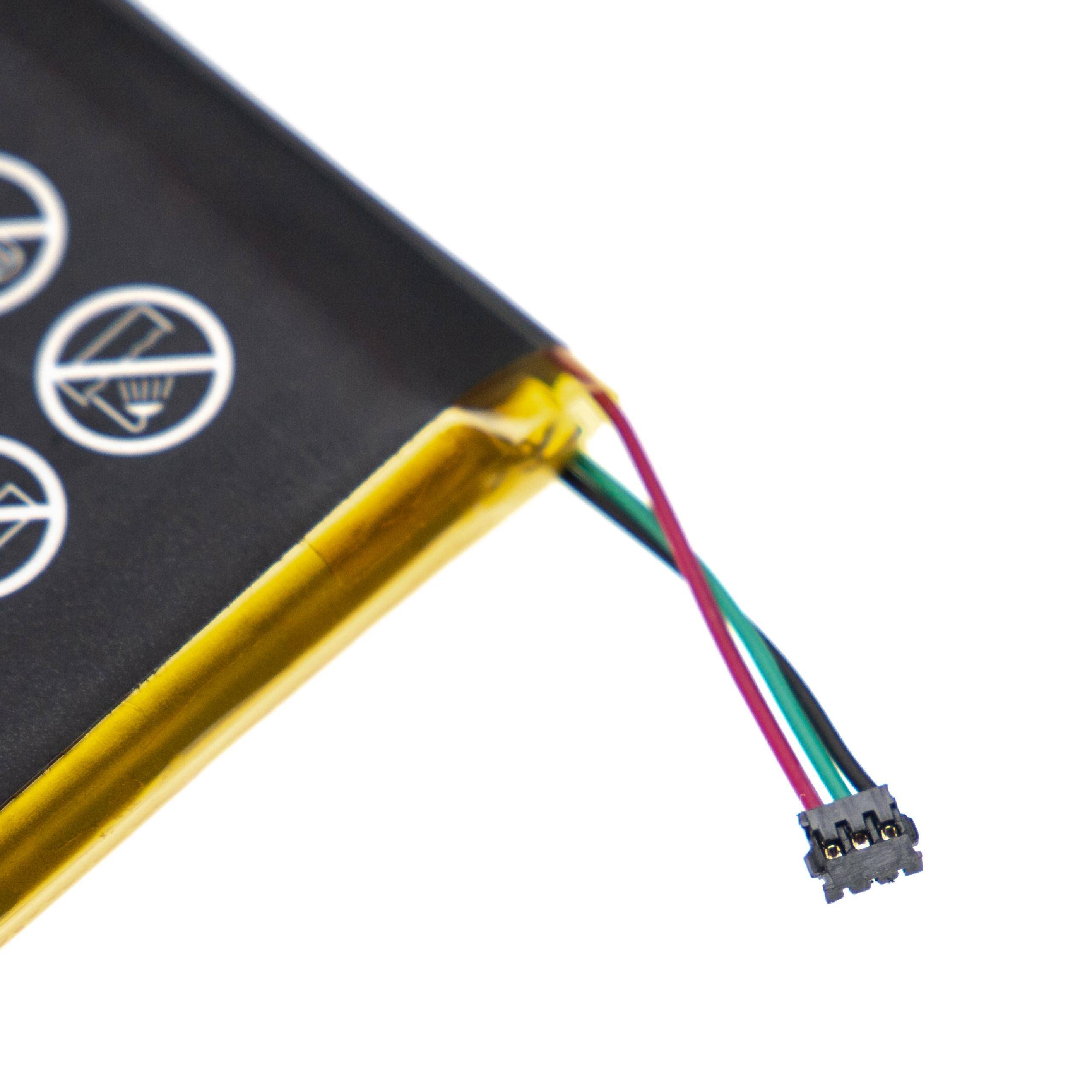 vhbw Akku Ersatz für Garmin 361-00105-00 für GPS Fahrradcomputer Radcomputer (1950mAh, 3,8V, Li-Polymer)