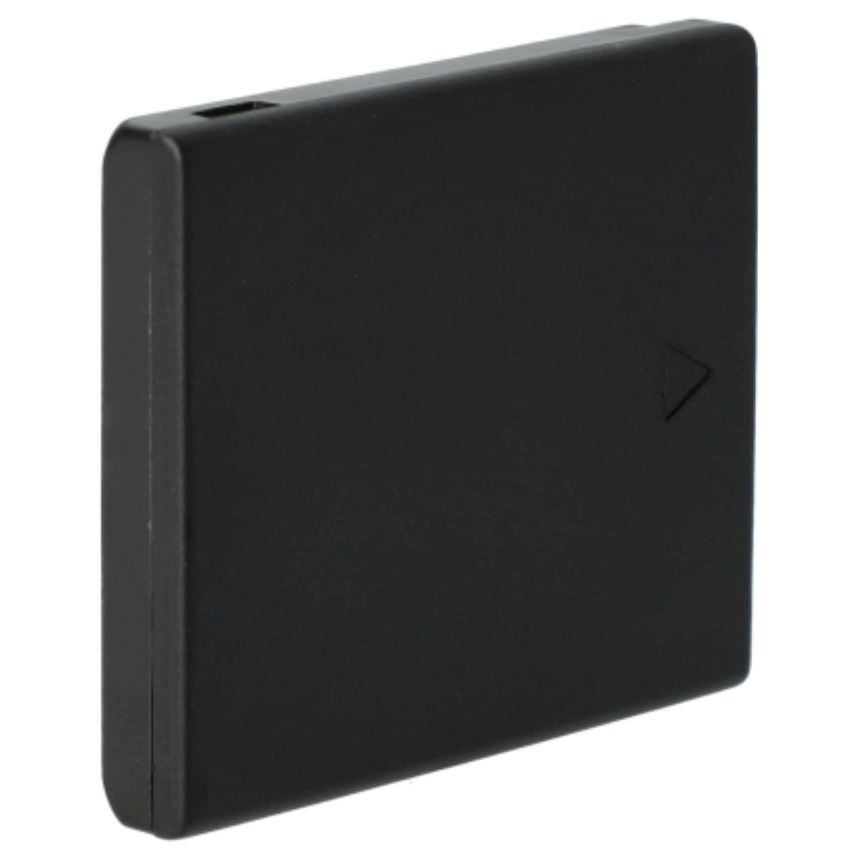 vhbw 3x Akku Ersatz für Panasonic CGR-S001, CGA-S001, CGA-S001E, DMW-BCA7 für Kamera (500 mAh, 3,6 V, Li-Ion)