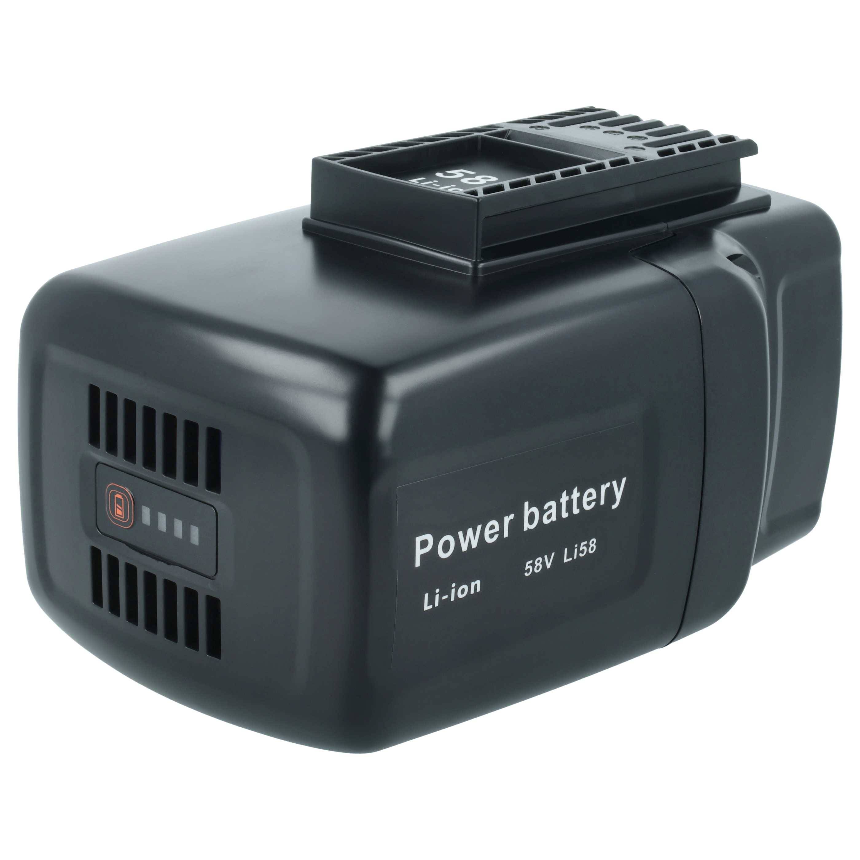 vhbw Akku kompatibel mit McCulloch Li-58 T Rasenmäher Rasentrimmer Elektrosense (2600mAh 58V Li-Ion)