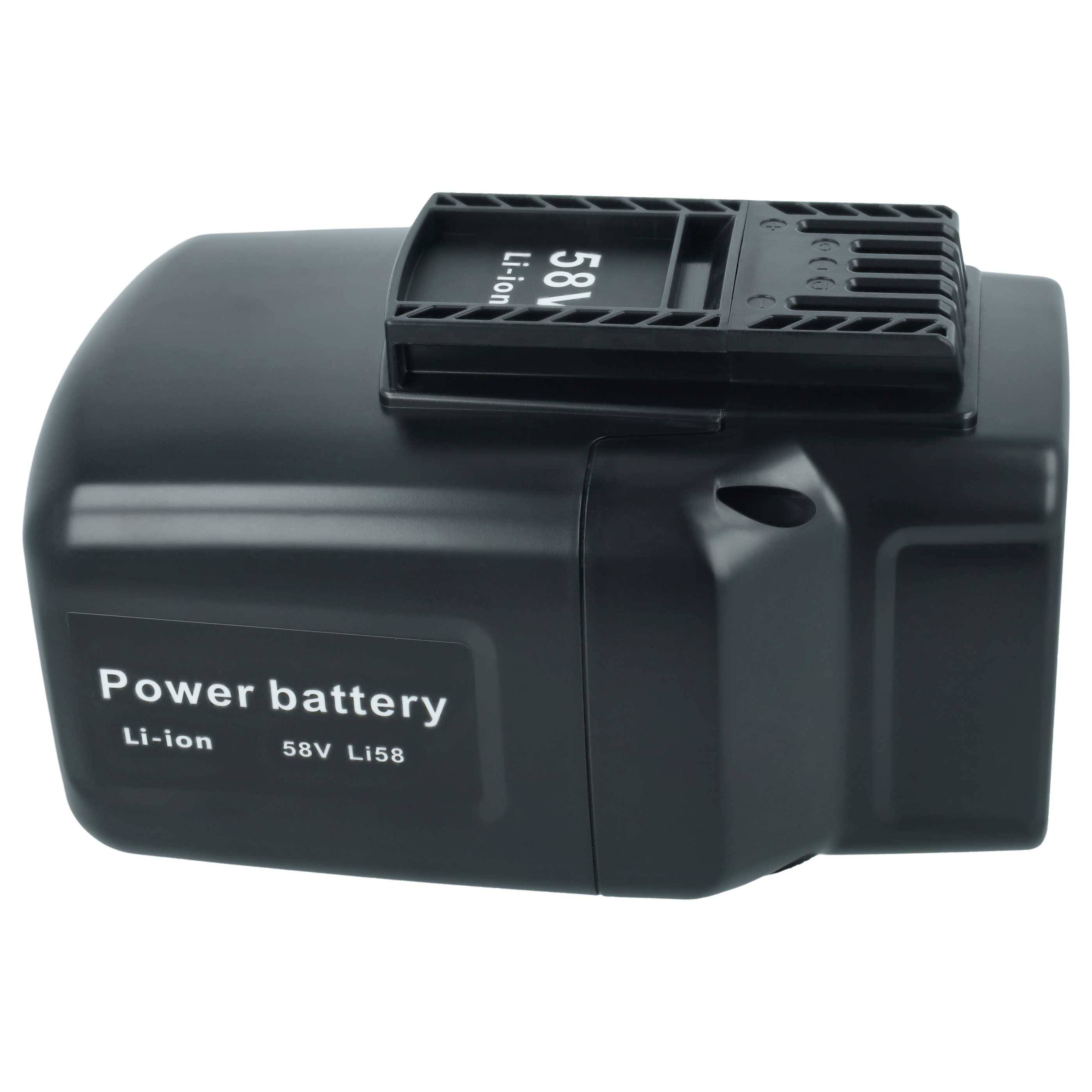 vhbw Akku Ersatz für Poulan Pro PR140Li, 590 92 38-04, 590923805 für Rasenmäher Rasentrimmer Elektrosense (2600mAh 58V Li-Ion)