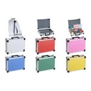 allit Tragegurt Strap für AluPlus Koffer, schwarz zwei verschromte Karabinerhaken und Schulterpolster,