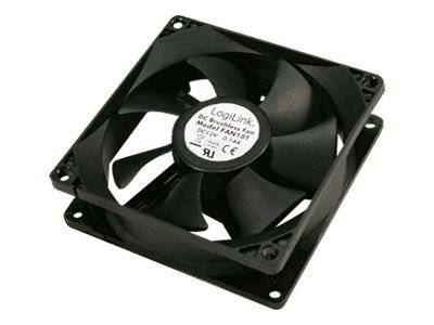 LogiLink FAN101 - Gehäuselüfter - 80 mm - Schwarz