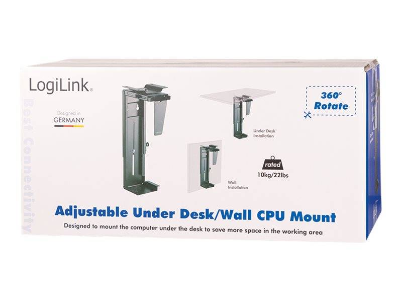 LogiLink - System-Montageklammer - unter Tisch