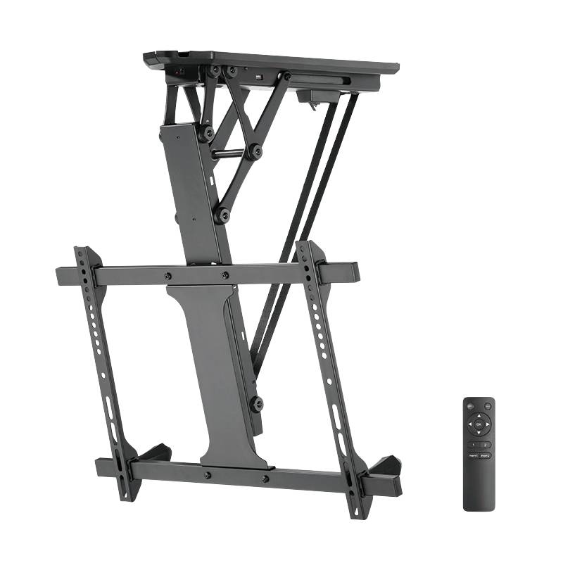 LogiLink Electric Fold-Down TV Ceiling Mount with Remote - Klammer - für LCD-TV / gekrümmter LCD-TV (motorisiert)