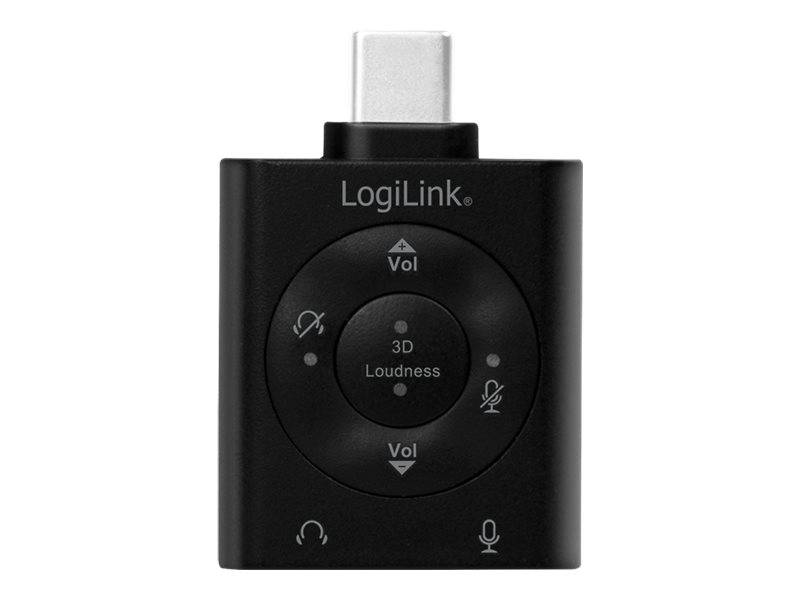 LogiLink USB-C HiFi DAC with EQ and 3D Mode - Soundkarte