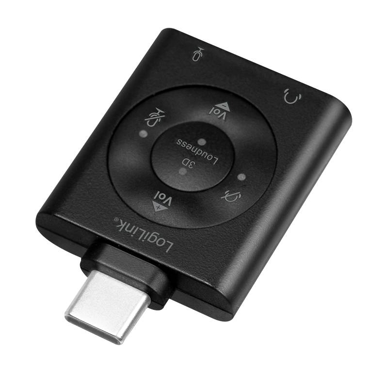 LogiLink USB-C HiFi DAC with EQ and 3D Mode - Soundkarte