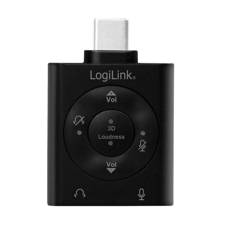 LogiLink USB-C HiFi DAC with EQ and 3D Mode - Soundkarte