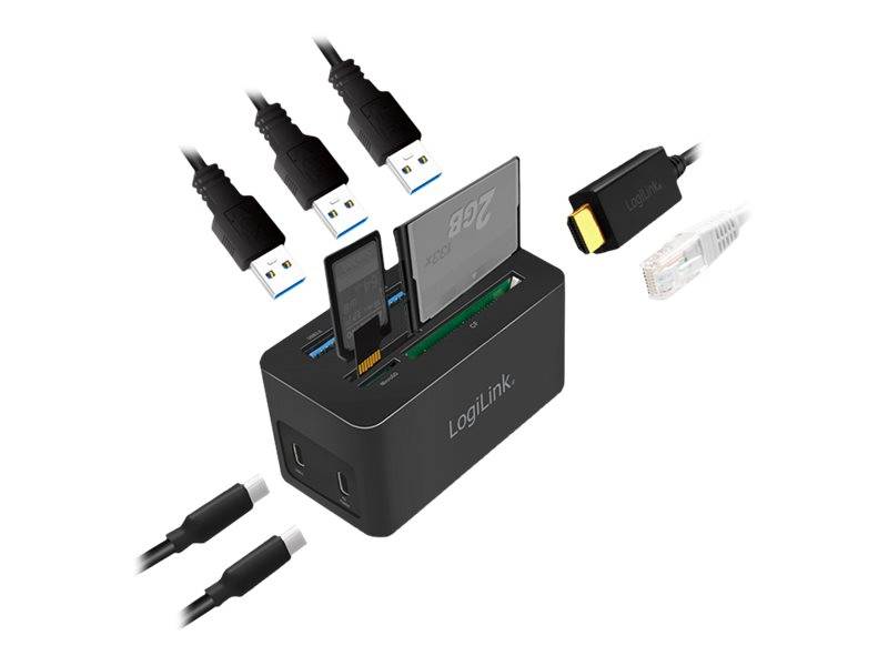 LogiLink - Dockingstation - USB-C 3.2 Gen 1 - HDMI