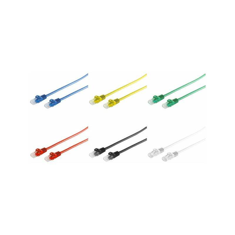 RJ45 Patchkabel CAT 7 Rohkabel U/UTP weiß 1m