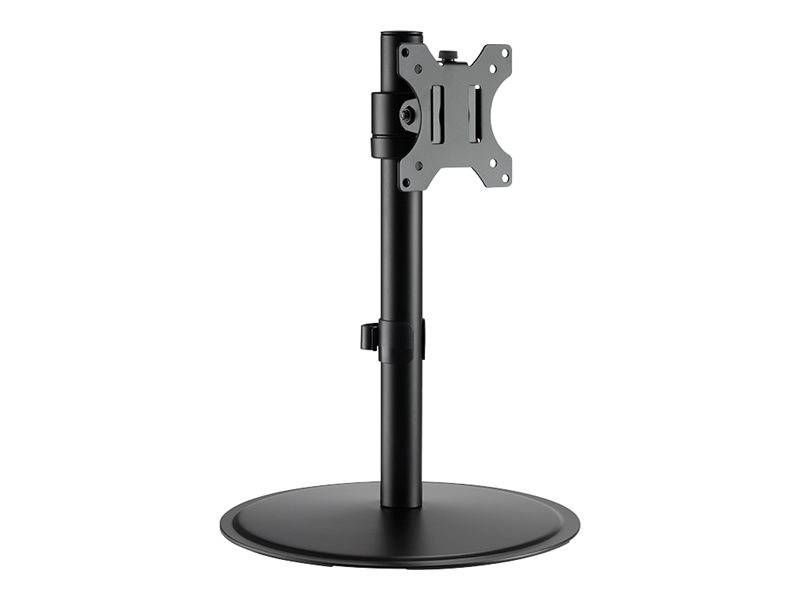 LogiLink - Aufstellung - neigbar - für Monitor / Curved-Monitor - Stahl, Kunststoff - Schwarz - Bildschirmgröße: 43.2-81