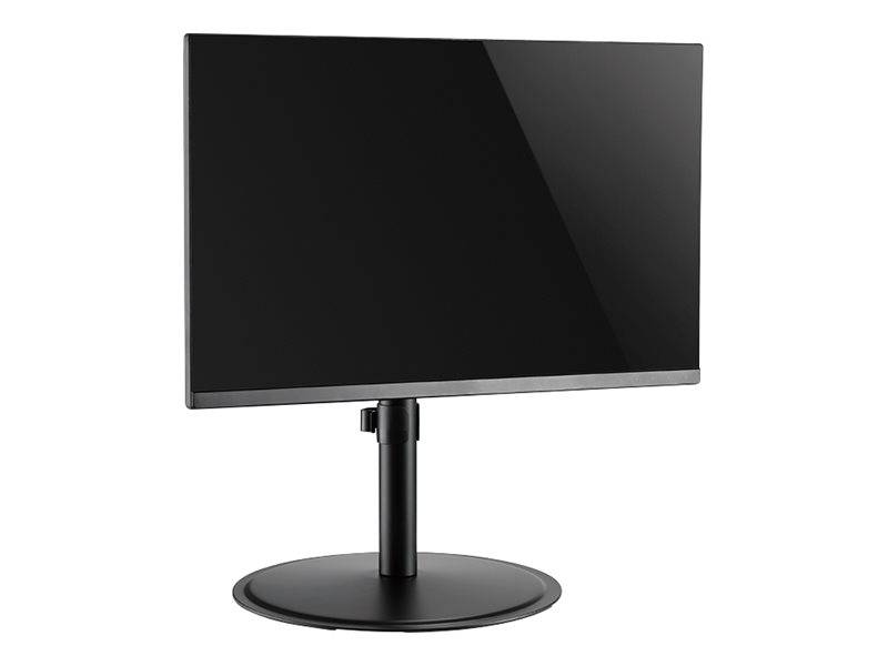 LogiLink - Aufstellung - neigbar - für Monitor / Curved-Monitor - Stahl, Kunststoff - Schwarz - Bildschirmgröße: 43.2-81