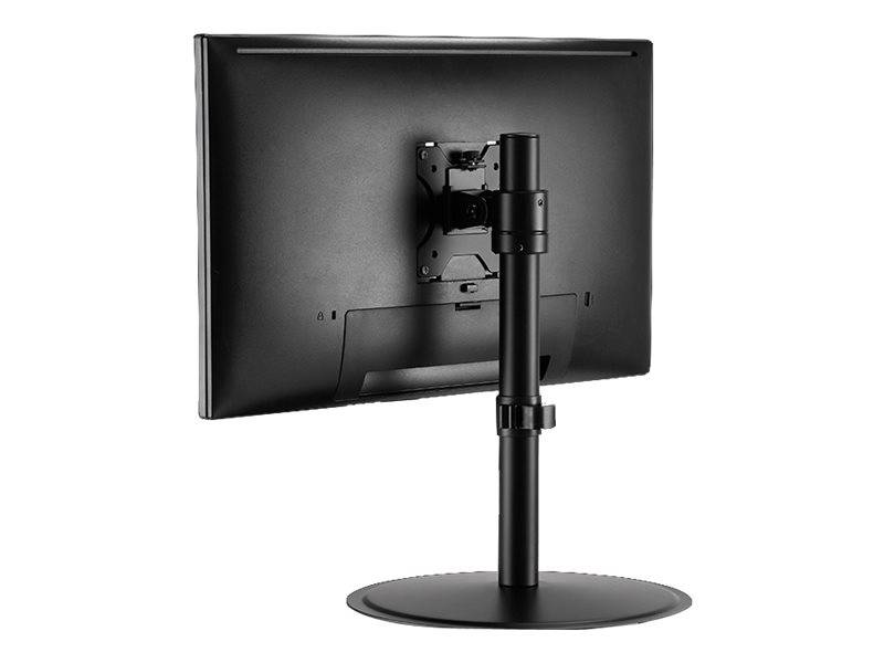 LogiLink - Aufstellung - neigbar - für Monitor / Curved-Monitor - Stahl, Kunststoff - Schwarz - Bildschirmgröße: 43.2-81