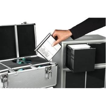 Hama CD/DVD Double Protective Sleeves - Schutzhülle für CDs/DVDs - 2 CDs/DVDs - Fleece - weiß (Packung mit 50)