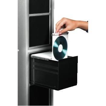 Hama CD/DVD Double Protective Sleeves - Schutzhülle für CDs/DVDs - 2 CDs/DVDs - Fleece - weiß (Packung mit 50)