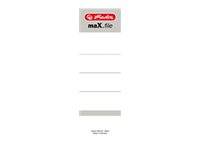 Herlitz maX.file - Ordneretiketten - weiß (Packung mit 10)