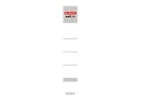 Herlitz maX.file - Rückenetikett für Aktenordner - Rückenbreite: 50 mm - weiß (Packung mit 10)