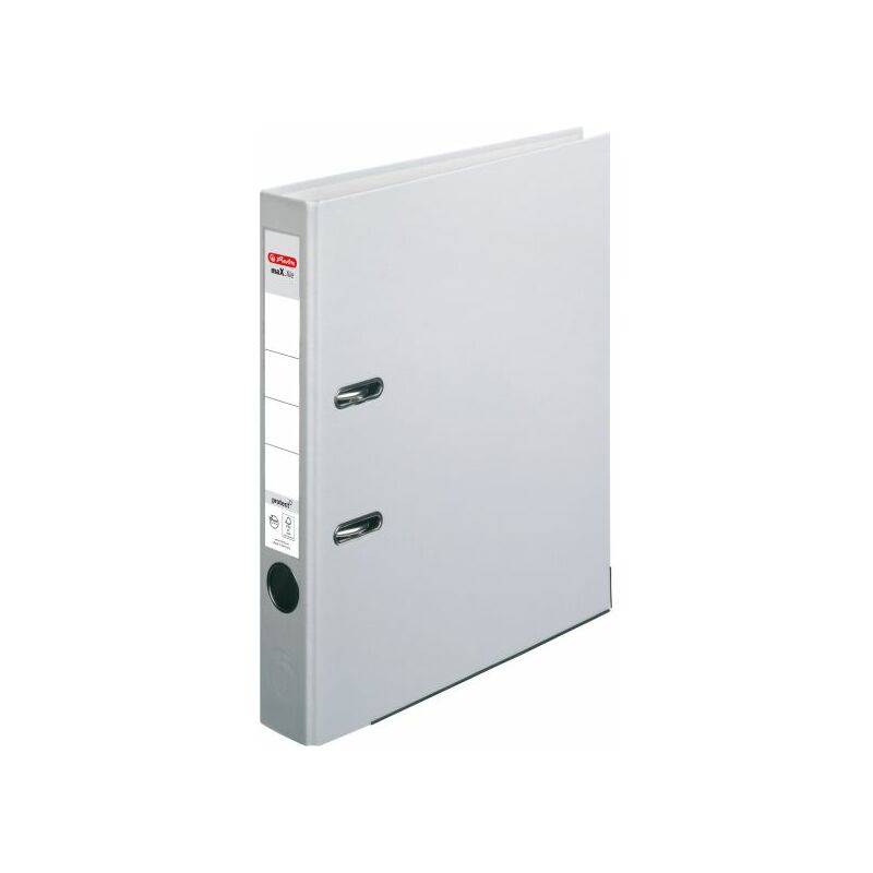 herlitz Ordner maX.file protect, Rückenbreite: 50 mm, grau