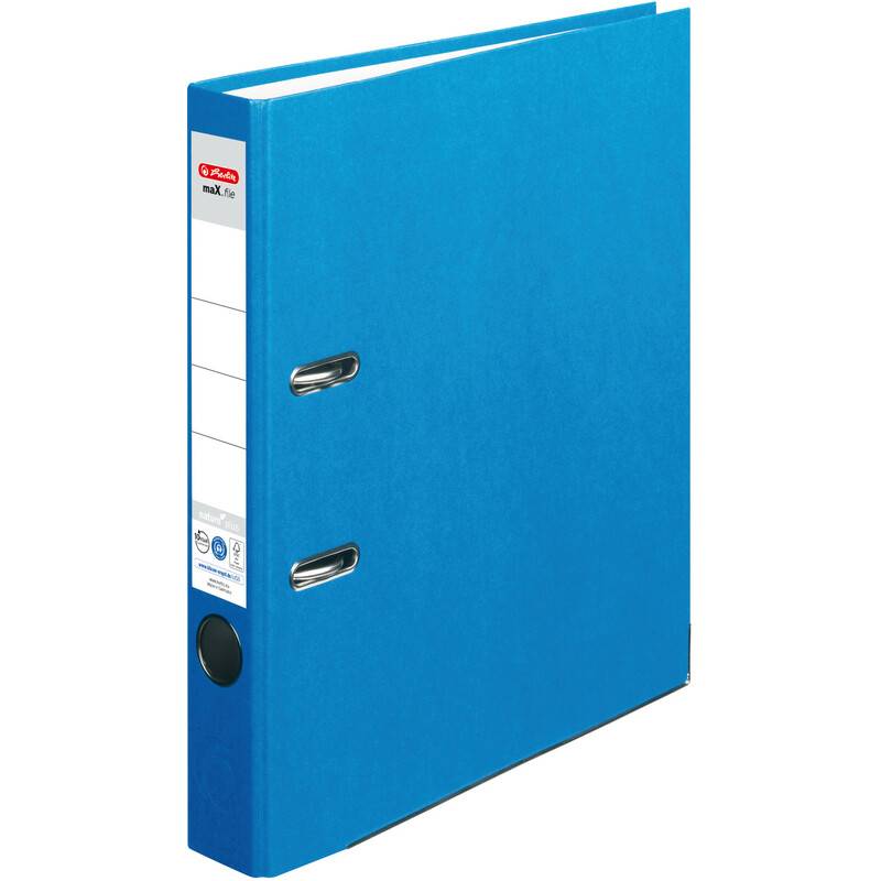herlitz Ordner maX.file nature plus, Rückenbr.: 50 mm, blau