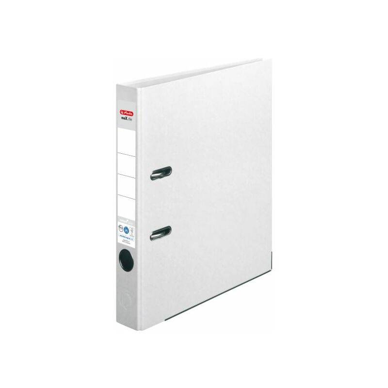 herlitz Ordner maX.file nature plus, Rückenbr.: 50 mm, weiß