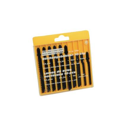 BRÜDER MANNESMANN Stichsägeblatt-Satz, 10-teilig