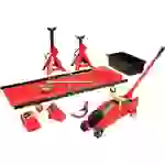 BRÜDER MANNESMANN KFZ-Rangierwagenheber-Set, rot BRÜDER MANNESMANN KFZ-Rangierwagenheber-Set, rot