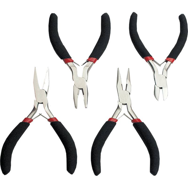 BRÜDER MANNESMANN Elektronik-Zangen-Satz, 4-tlg, im Blister