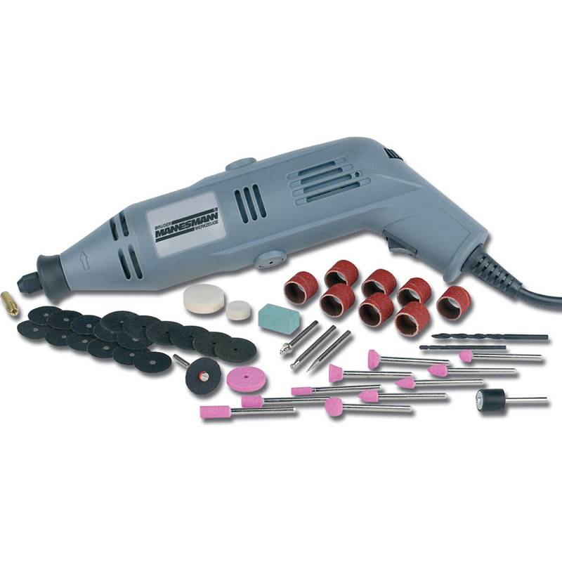 BRÜDER MANNESMANN Schnellschleif-Gerät-Satz, 50-teilig
