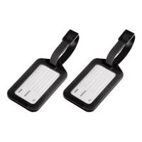 Hama - Kofferanhänger für Tragetasche - Schwarz (Packung mit 2)
