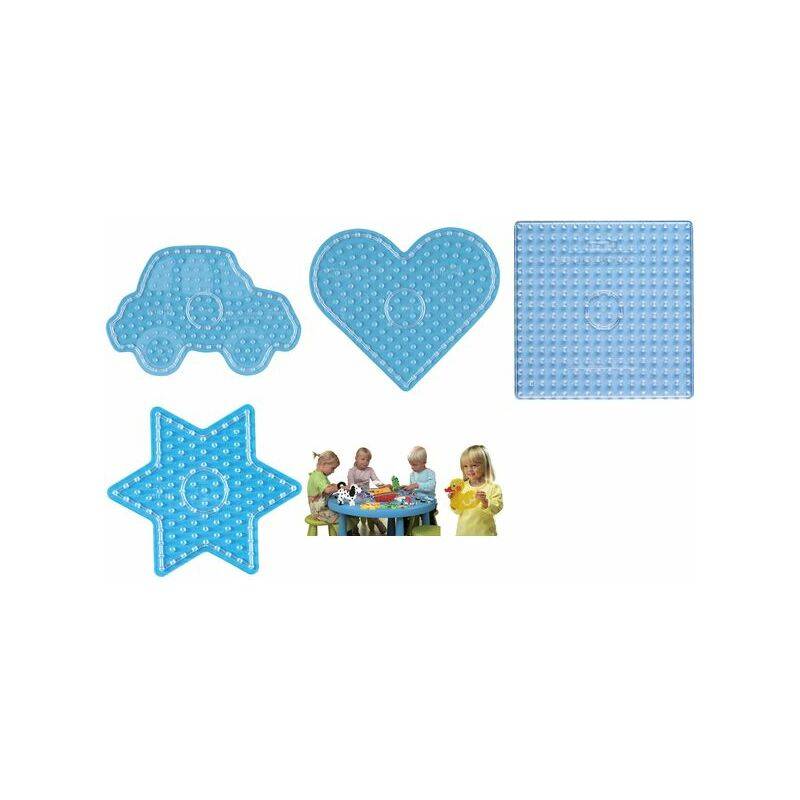 Hama Stiftplatte "großes Quadrat", transparent