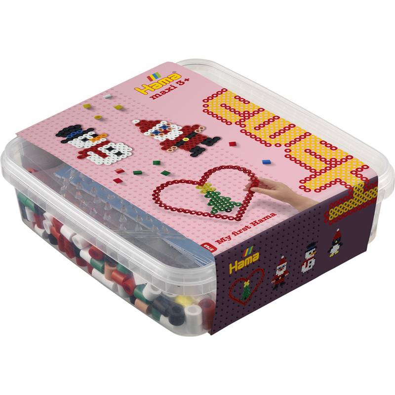 Hama Bügelperlen maxi + Stiftplatte "Weihnachten", in Box