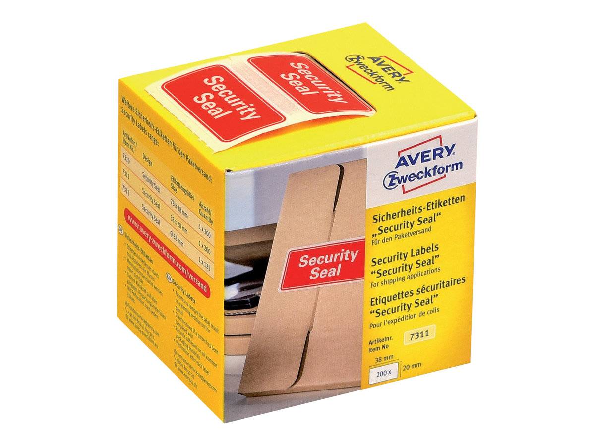 Avery Zweckform - Versandetikett - Security Seal
