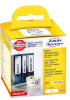 Avery Zweckform - Papier - permanenter Klebstoff - weiß - 59 x 190 mm 110 Etikett(en) (1 Rolle(n)