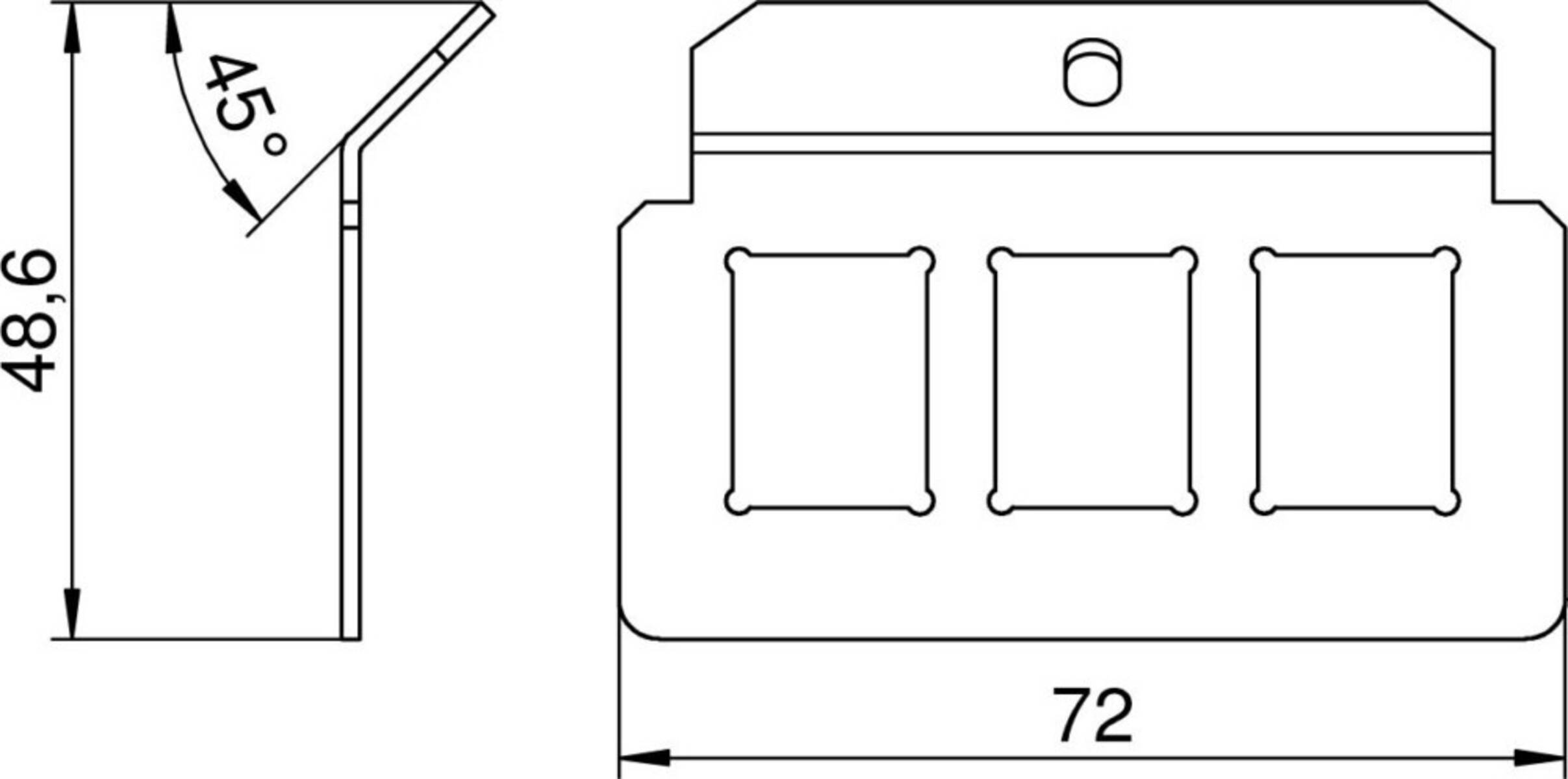 OBO Bettermann Trägerplatte MTM 3C