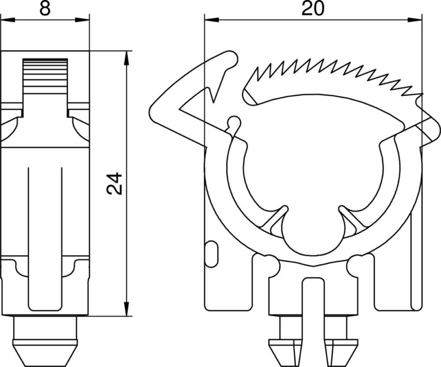 OBO Bettermann Zugentlastung ZE2 3